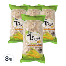 총각네 NON GMO 무사카린 강냉이, 120g, 8개