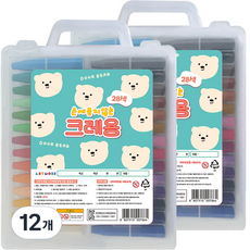 ARTMORE 蠟筆, 12個, 28色