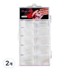 NATURE'S FARMER 美甲材料 Polygel 透明美甲 人造指甲 100p, 單一顏色, 2個