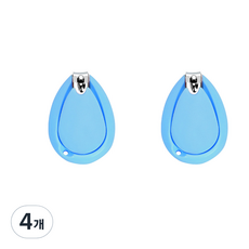 指甲剪 S號, 4個, 藍色