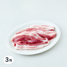 무항생제 인증 한돈 삼겹살 구이용 (냉장), 3개, 500g