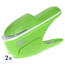 모모튜브 환경을 생각하는 스테플러 펀칭, 그린, 2개