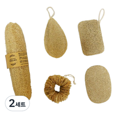 SCHWARZ 絲瓜絡洗碗菜瓜布組, 5種, 2組