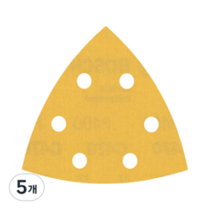 보쉬 EXPERT C470 삼각 6홀 찍찍이 P400 GOP 5p 2608900831, 5개