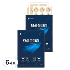 HUEWELL 肌內效貼布 大 6入+中 24入+小 12入組, 6組, 42入