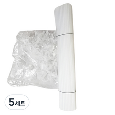 마켓감성 멀티컬러 풍선 홀더 100p + 막대 100p 세트, 투명, 5세트