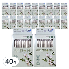디팁스 순면 멸균 순면봉, 40개, 50개입