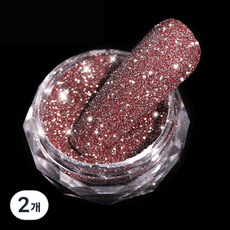 Dalmoa 美甲全息極光亮粉, 反射(H-4), 2個