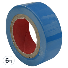 World Clean 彩色PVC電工膠帶 藍色, 6個
