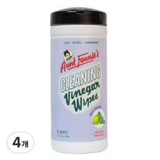 앤트패니스 주방용 식초 세제 티슈 프레시 라임 민트 35p, 4개