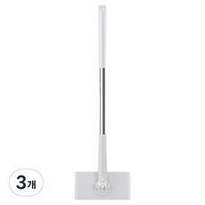 HICKIES 頭髮 寵物毛塵 地板清潔 濕紙巾 一鍵式拖把 白色, 3個