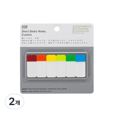 STALOGY Stalogy 008索引貼紙 6色 A, 2個