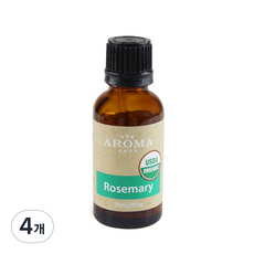 더아로마샵 USDA 에센셜오일, 로즈마리, 30ml, 4개