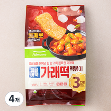 풀무원 탱글어묵 가래떡 떡볶이 3인분, 580g, 4개
