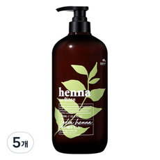 꽃을든남자 헤나 헤어 린스, 1L, 5개