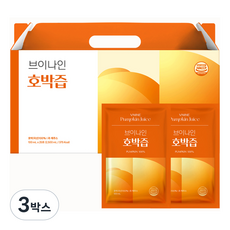 브이나인 물 없이 만든 호박즙 25p, 2.5L, 3박스