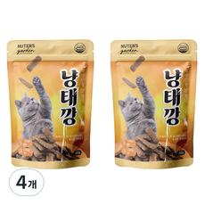 누터스가든 고양이 오메가3 냥태깡 간식, 명태, 50g, 4개
