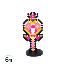 디폼블럭 요술봉공주캐릭터 만들기세트, 3, 6개