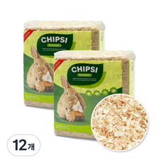칩시 가문비나무 전나무 칩스 소동물 베딩 클래식, 1kg, 12개
