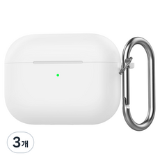 WELTIUM Apple 加厚矽膠保護殼, 白色, 3個, 單一商品