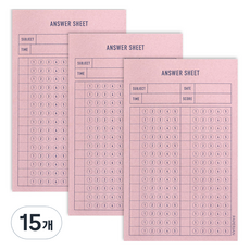 PAPERIAN Make a Memo 便條紙, 答案紙, 15個