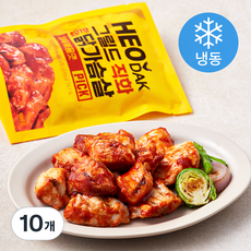 허닭 PICK 그릴드 직화 한입 닭가슴살 제육볶음맛 (냉동), 100g, 1개입, 10개