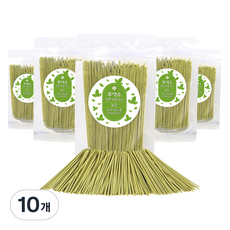 무색소 천연 녹차 무염 국수 조류영양간식, 50g, 10개