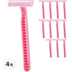 Blue Market 雙刃刮鬍刀 粉紅色, 12入, 4個