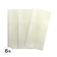 sofrien 柔軟棒棒糖沐浴巾, 單一顏色, 6個, 1入