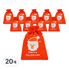 DONNA&DECO 聖誕束口袋, 20個, 聖誕老人