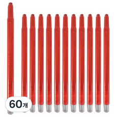 아트모아 채점용 색연필 빨간색, 1색, 60개