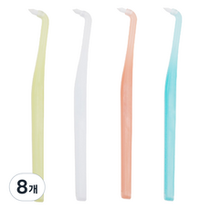 MISO DENTAL 臼齒牙刷 一般型 隨機出貨, 8個, 1入