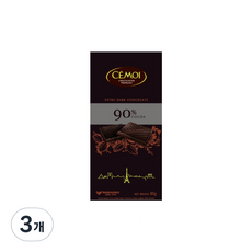 Cemoi 特黑巧克力 90%, 80g, 3個