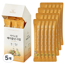 마이노멀 저당 저칼로리 헤이즐넛 시럽 스틱 20p, 400g, 5개