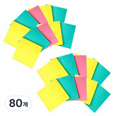 송월타월 부직포 행주 랜덤발송, 1매, 80개