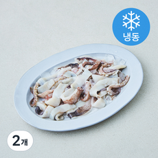 일품 간편한 국산 슬라이스 오징어 (냉동), 2개, 300g