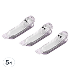골드팡 실리콘 책 클립 화이트, 5개, 3개입, 61 x 13 x 17 mm