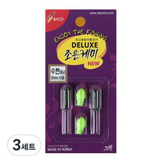 바코 조은케미 수련 전자 케미 그린, 3세트