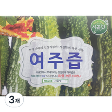 시골맛 여주즙, 5.4L, 3개