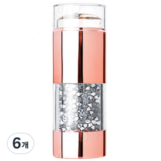 Dawitt 鑽石美甲矽膠印章, 3號 白色, 6個