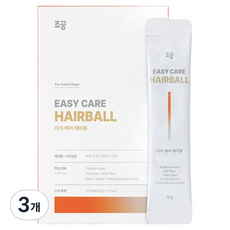 조공 반려동물 이지 케어 파이버 영양제10p, 80g, 헤어볼+장건강, 3개