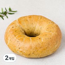브로드카세 허브 발효종 베이글, 120g, 1개입, 2개