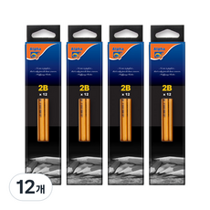 Alpha mall 附橡皮擦鉛筆 12p, 2B, 12個