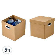 多功能簡潔收納生活箱 F型, 5個, 混色