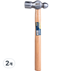 델리 툴즈 휴대용 다용도 핸드 툴 강철 둥근 머리 망치 블랙 + 우드 DL5191, 2개