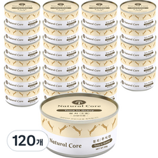 네츄럴코어 고양이 주식캔, 참치맛, 80g, 120개