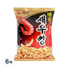 NONGSHIM 農心 蝦味條 辣味, 90g, 6個
