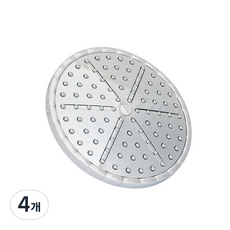 Barowa向日葵Sun Head鍍鉻蓮蓬頭, 單色, 4個