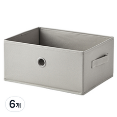 HANSSEM Samppoli收納籃 中, 淺褐色, 6個