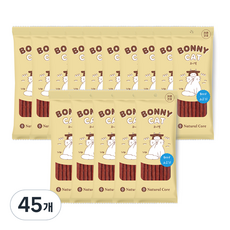 네츄럴코어 고양이 보니캣 저키, 소고기맛, 20g, 45개